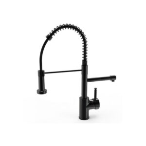 Ellsi 3 in 1 Hot Water Kitchen Sink Mixer with Handset Matt Black