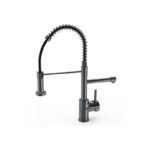 Ellsi 3 in 1 Hot Water Kitchen Sink Mixer with Handset Gun Metal