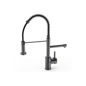 Ellsi 3 in 1 Hot Water Kitchen Sink Mixer with Handset Gun Metal