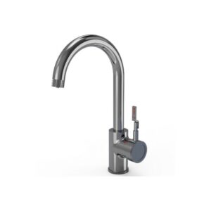 Ellsi 3 in 1 Industrial Single Lever Hot Water Kitchen Sink Mixer Chrome