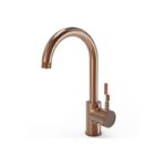 Ellsi 3 in 1 Industrial Single Lever Hot Water Kitchen Sink Mixer Brushed Copper