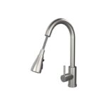 Ellsi Luxr Kitchen Mixer Tap with Pull Out Brushed Steel