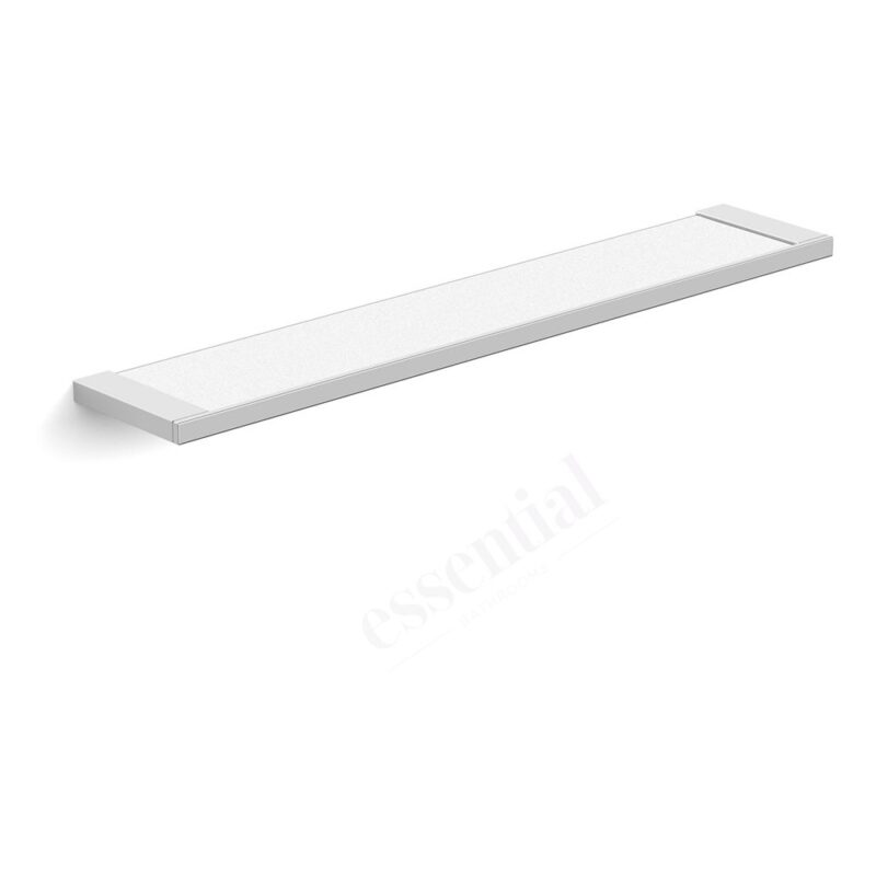 Essentials Urban Square Glass Shelf 600mm