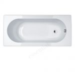 Essential Kingston Rectangular Bath 1700x700mm 0 Tap Holes White