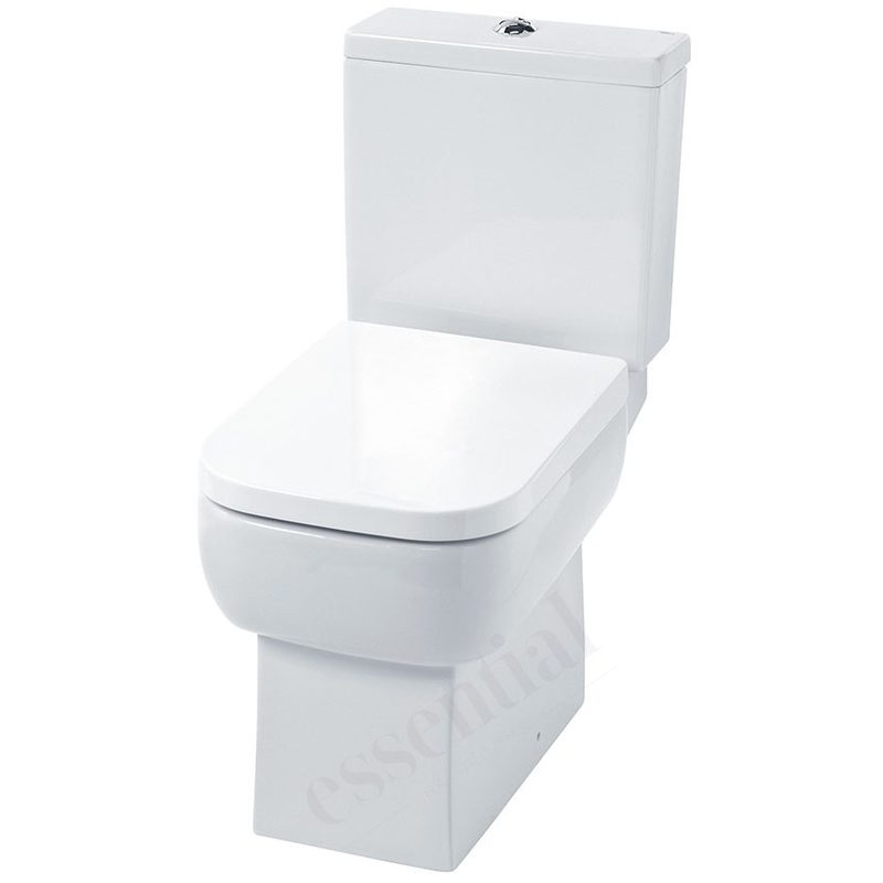 Essential Orchid Close Coupled Pan, Cistern & Soft Close Seat