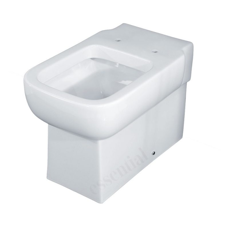 Essential Orchid Back To Wall Pan Only White