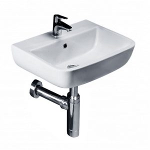 Essential Orchid 40cm Cloakroom Basin 1 Tap Hole