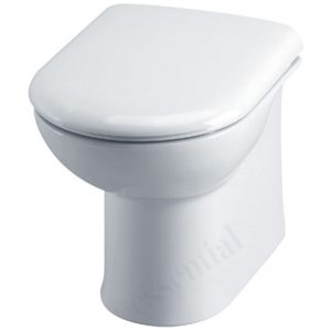 Essential Gem Back To Wall Pan Only White