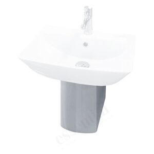 Essential Jasmine Semi Pedestal Only White