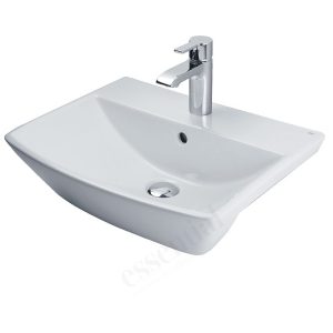 Essential Jasmine Semi Recessed Basin Only 500mm 1 Tap Hole