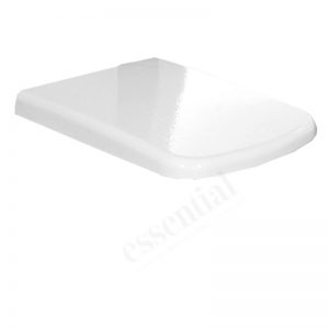 Essential Jasmine Square Soft Close Toilet Seat & Cover White