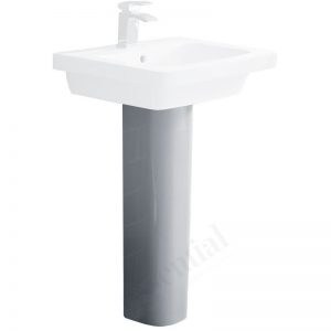 Essential Ivy Full Pedestal Only White