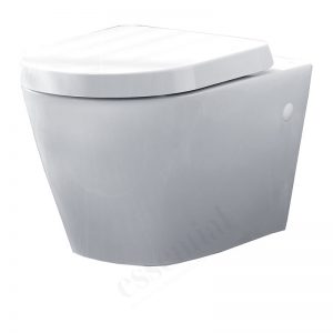 Essential Ivy Wall Hung Pan & Soft Close Seat Pack White