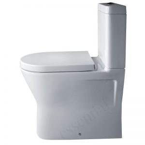 Essential Ivy Comfort Back to Wall Pan, Cistern, Soft Close Seat