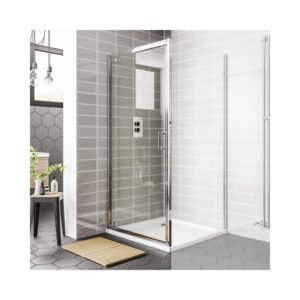 Essential Spring Pivot Shower Door 700mm