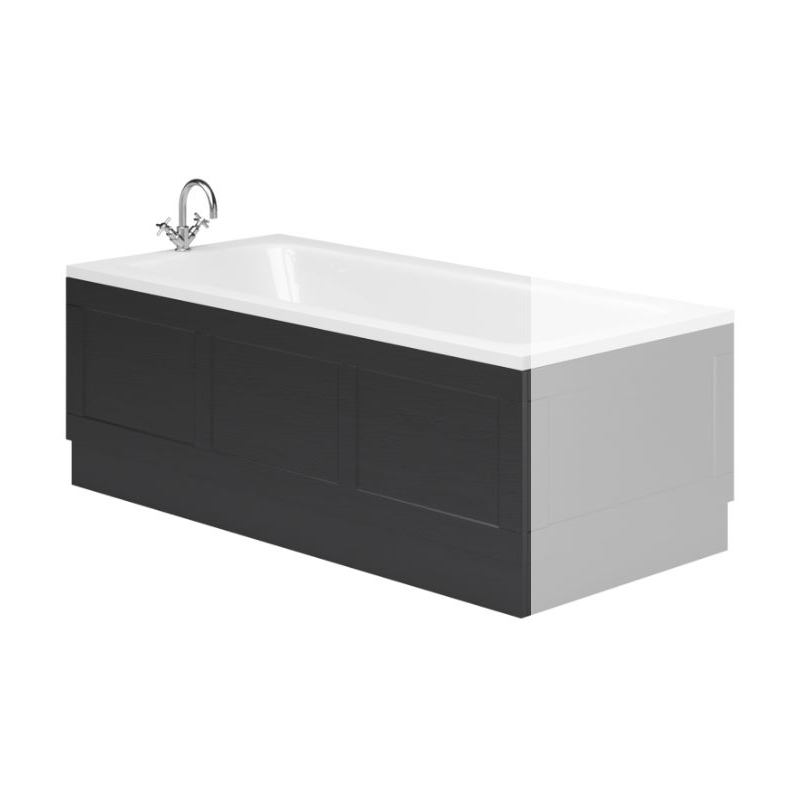 Essential Maine 1700mm Front Bath Panel Graphite Grey