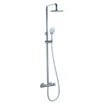 Essential Clever Urban External Thermostatic Shower Chrome