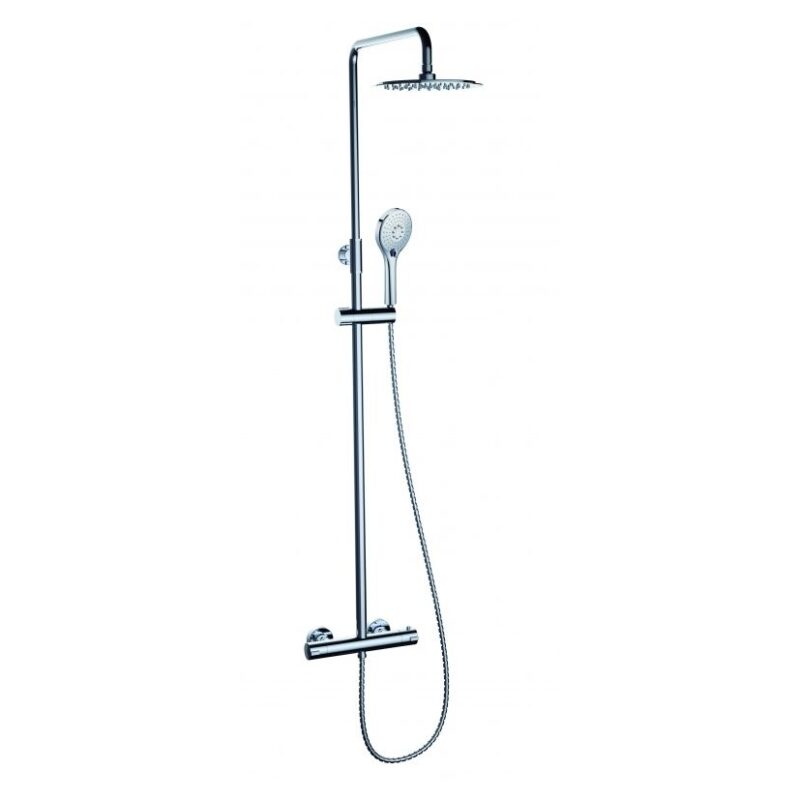 Essential Clever Urban External Thermostatic Shower Chrome