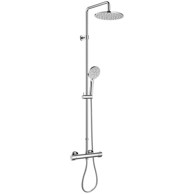 Flova Smart Exposed Thermostatic Shower Column with Easy Fix Kit