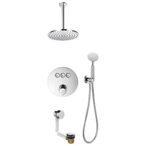 Flova Allore GoClick 3 Way Shower Set with Overflow Filler