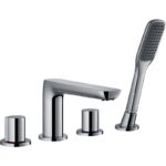 Flova Allore 4-Piece Bath Shower Mixer with Handset & Hose