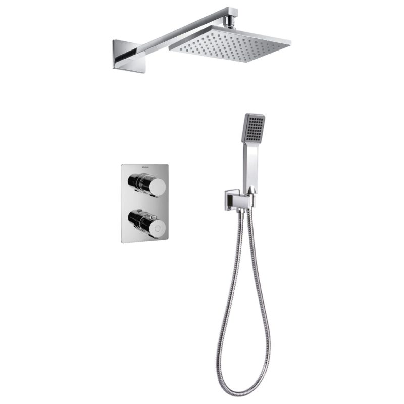 Flova Annecy Thermostatic 2 Outlet Shower Pack