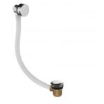 Flova Bath Overflow Filler with Clicker Waste Chrome