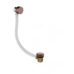 Flova Bath Overflow Filler with Clicker Waste Bronze