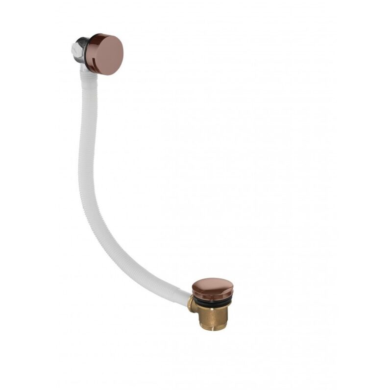 Flova Bath Overflow Filler with Clicker Waste Bronze
