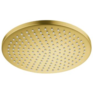 Flova Round 250mm Brass Rainshower Brushed Gold