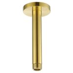 Flova 120mm Ceiling Mounted Shower Arm Brushed Gold