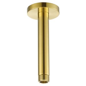 Flova 120mm Ceiling Mounted Shower Arm Brushed Gold