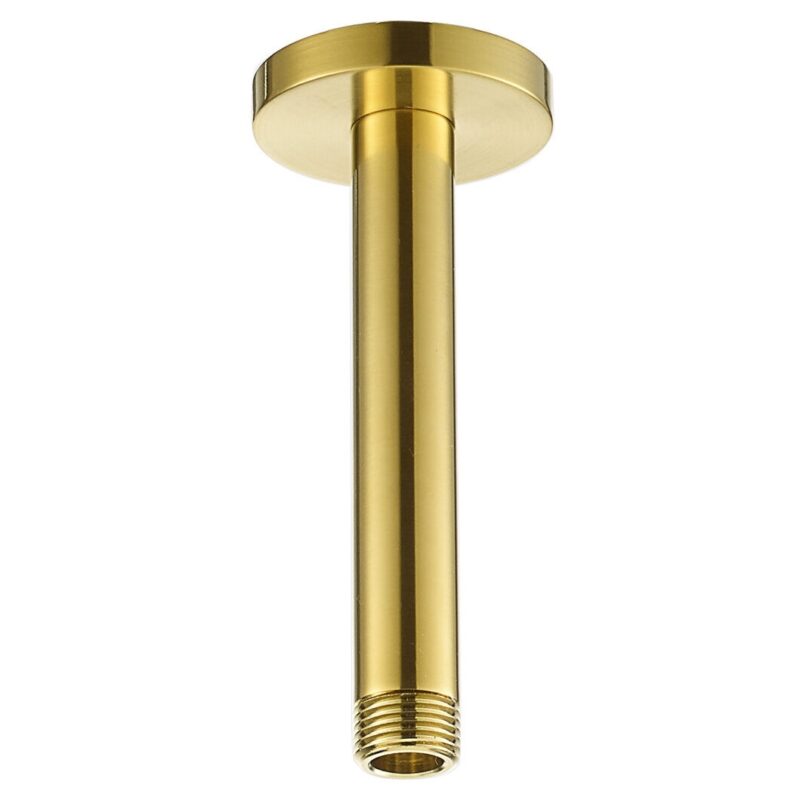 Flova 120mm Ceiling Mounted Shower Arm Brushed Gold