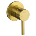 Flova Levo Single Outlet Manual Mixer Brushed Gold