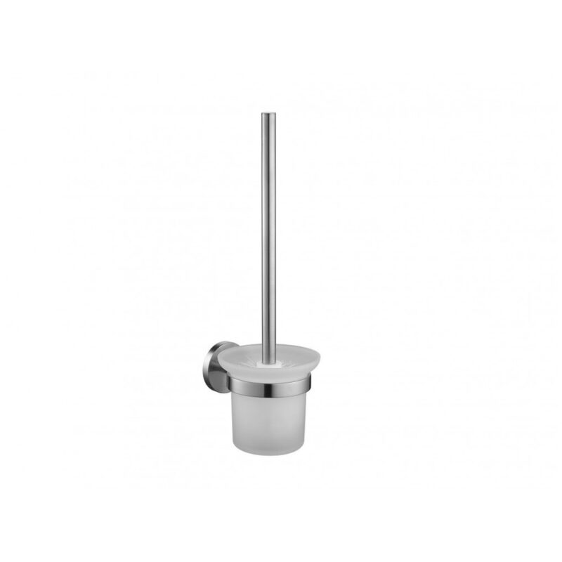 Flova Coco Toilet Brush & Holder Brushed Nickel Flova Coco Toilet Brush & Holder Brushed Nickel