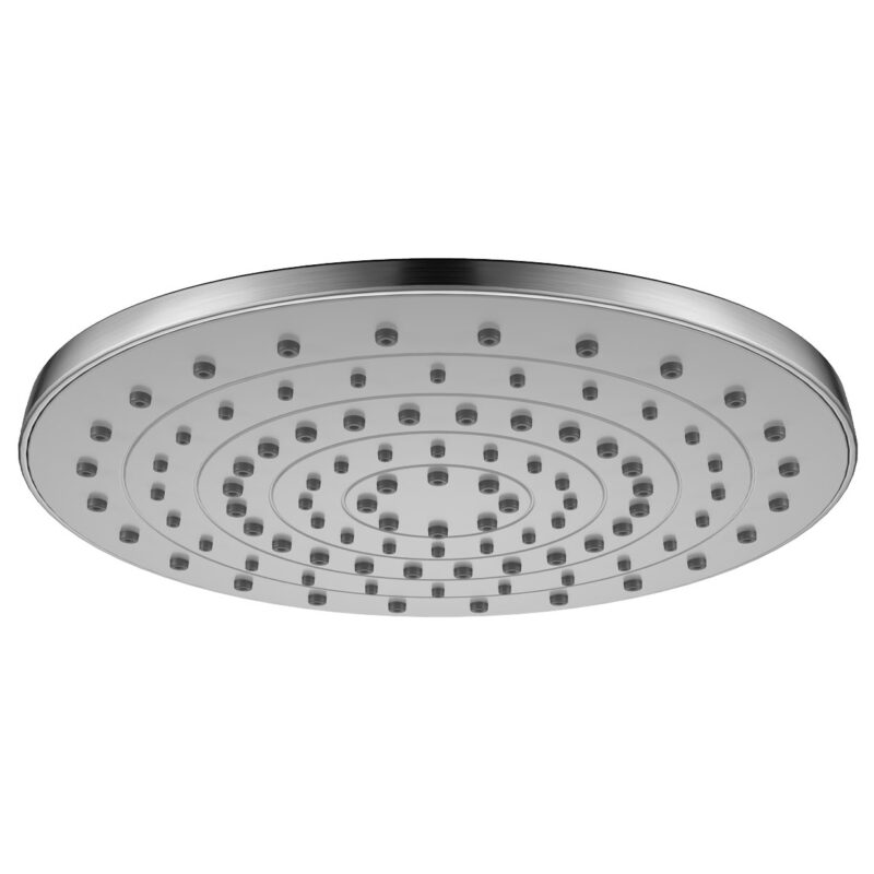 Flova Round 225mm ABS Rainshower Brushed Nickel Flova Round 225mm ABS Rainshower Brushed Nickel