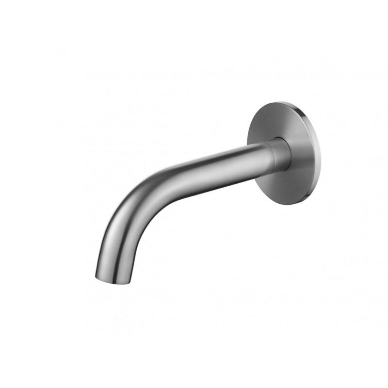 Flova 170mm Wall Bath Spout Brushed Nickel