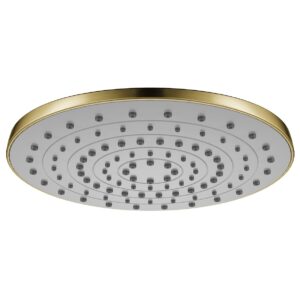 Flova Round 225mm ABS Rainshower Brushed Brass