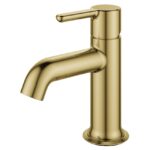 Flova Moonlight 145mm Single Lever Basin Mixer Brushed Brass