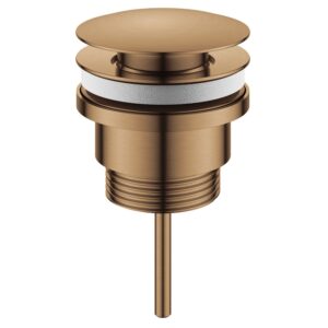 Flova Universal Basin Clicker Waste Brushed Bronze