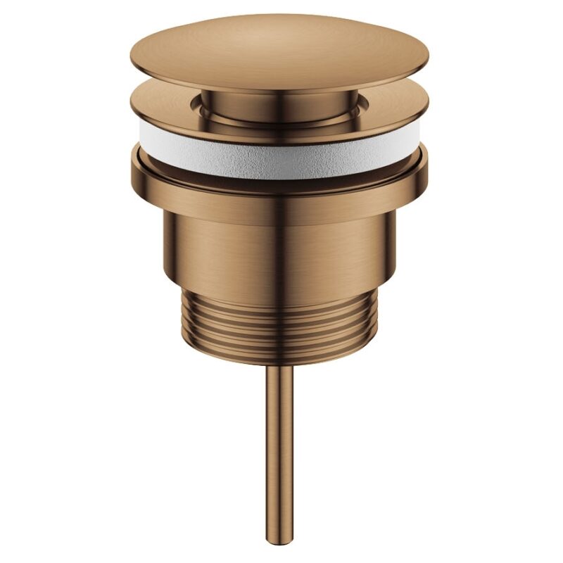 Flova Universal Basin Clicker Waste Brushed Bronze