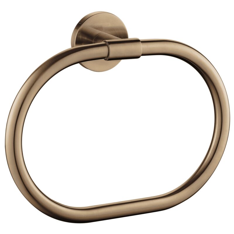 Flova Coco Towel Ring Brushed Bronze Flova Coco Towel Ring Brushed Bronze