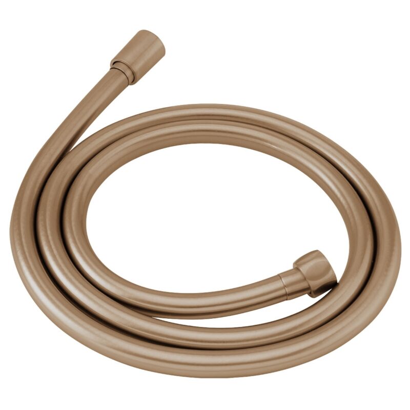 Flova 1.5m Smooth PVC Shower Hose Brushed Bronze