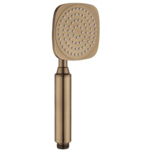 Flova Square Pressure Boost Hand Shower Brushed Bronze
