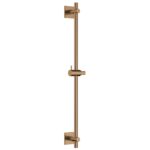 Flova Slide Rail Square Plate Brushed Bronze