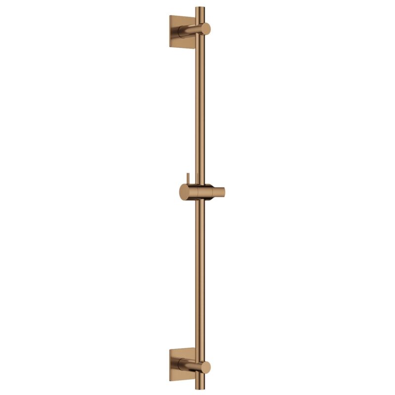 Flova Slide Rail Square Plate Brushed Bronze