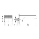 Flova Cascade Bath Spout