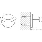 Flova Coco Robe Hook