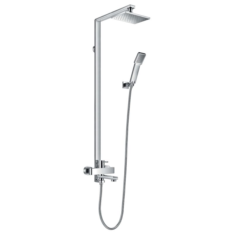 Flova Essence Exposed Manual Shower Column with Bath Spout