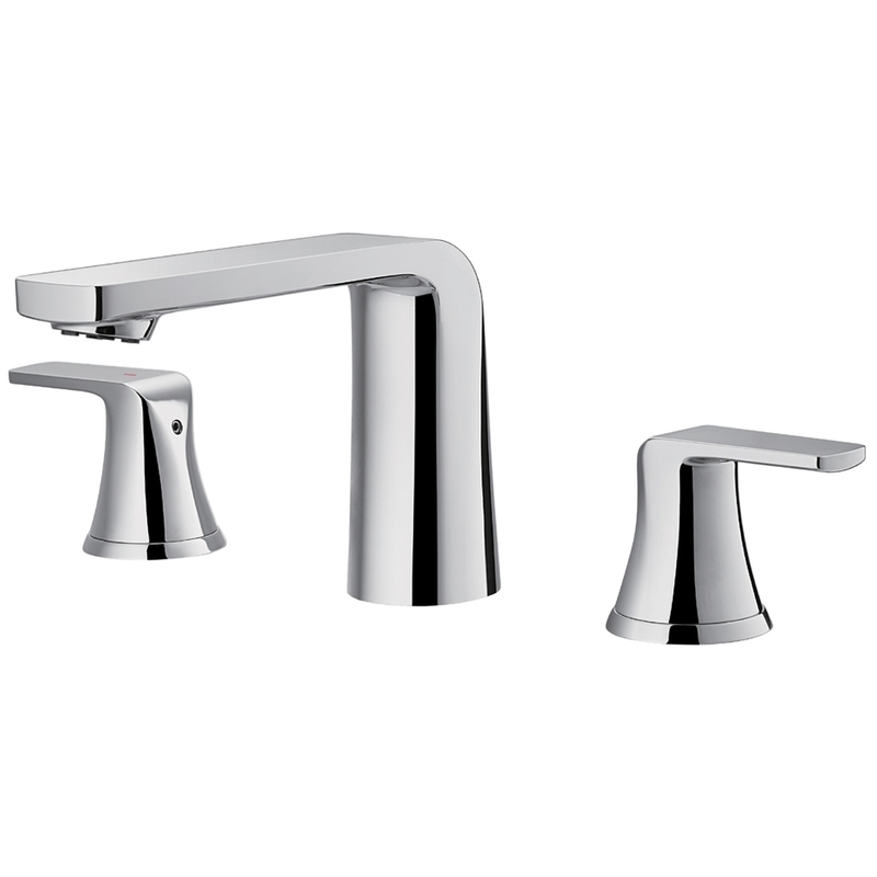 Flova Fusion 3-Hole Deck Mounted Basin Mixer Flova Fusion 3-Hole Deck Mounted Basin Mixer